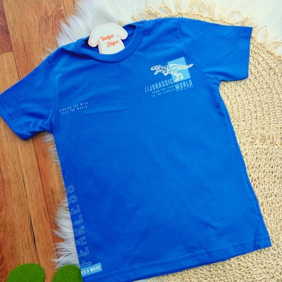 Conj. Camiseta Jurassic e Bermuda - Marinho